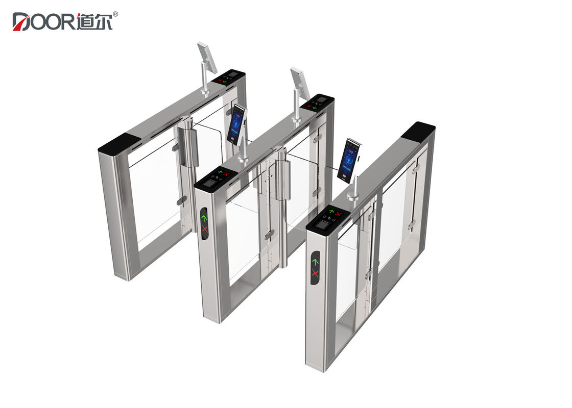 Rs485 High Speed Wide Channel Facial Recognition Turnstile Sus304 1100mm