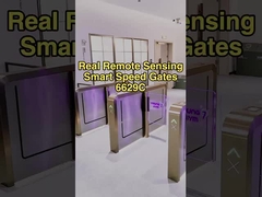 Tourniquet de portillon à vitesse intelligente, portillon battant, servomoteur pour salle de sport, immeuble de bureaux, hall d'hôtel