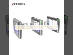 Système de sécurité de tourniquet à hauteur de taille pour piétons avec portillons battants et détection de franchissement multiple