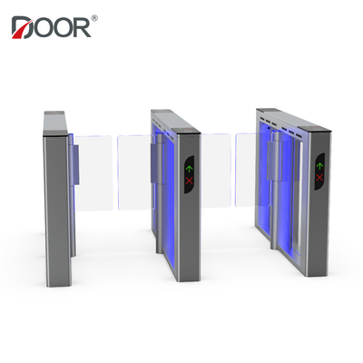 Silver Speed Gate Turnstile Fastlane Turnstile