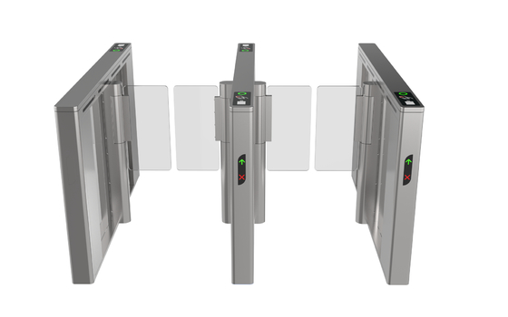 Silver Speed Gate Turnstile Fastlane Turnstile