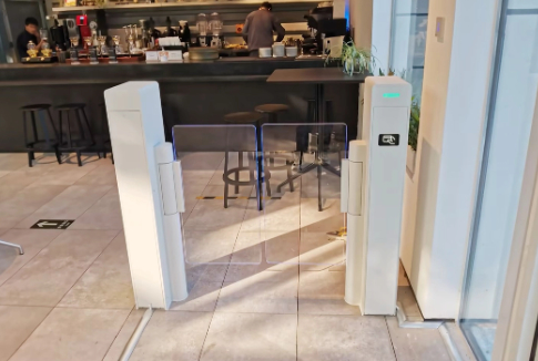 Smart Speed Gate Turnstile Gate Swing Gate Servo Motor for Art Gallery Coffee Bar