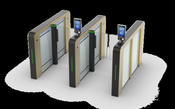 High Speed Pedestrian Turnstile with DC24V Servo Motor