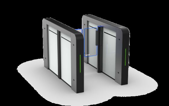 High Speed Pedestrian Turnstile with DC24V Servo Motor