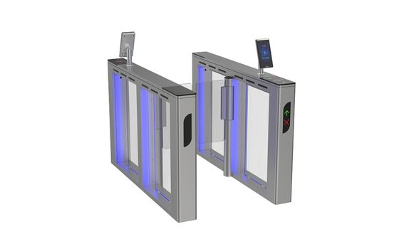 Silver Speed Gate Turnstile Fastlane Turnstile