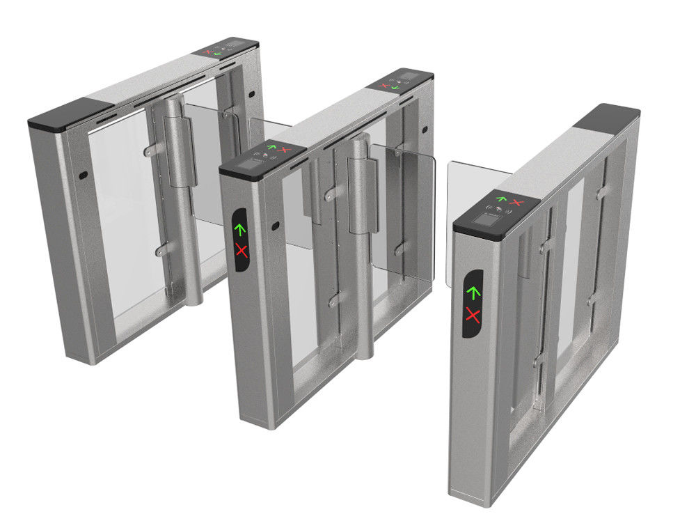 Silver Speed Gate Turnstile Fastlane Turnstile