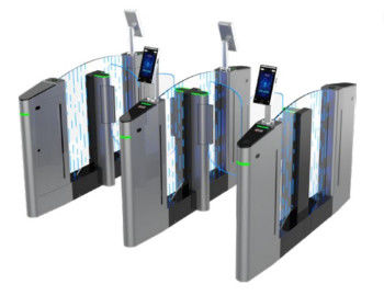DOOR Turnstile Silver Red Gold Speed Gate With IC Card Face Recognition