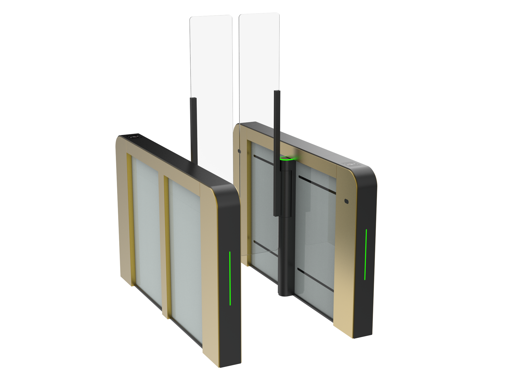 High Speed Pedestrian Turnstile with DC24V Servo Motor