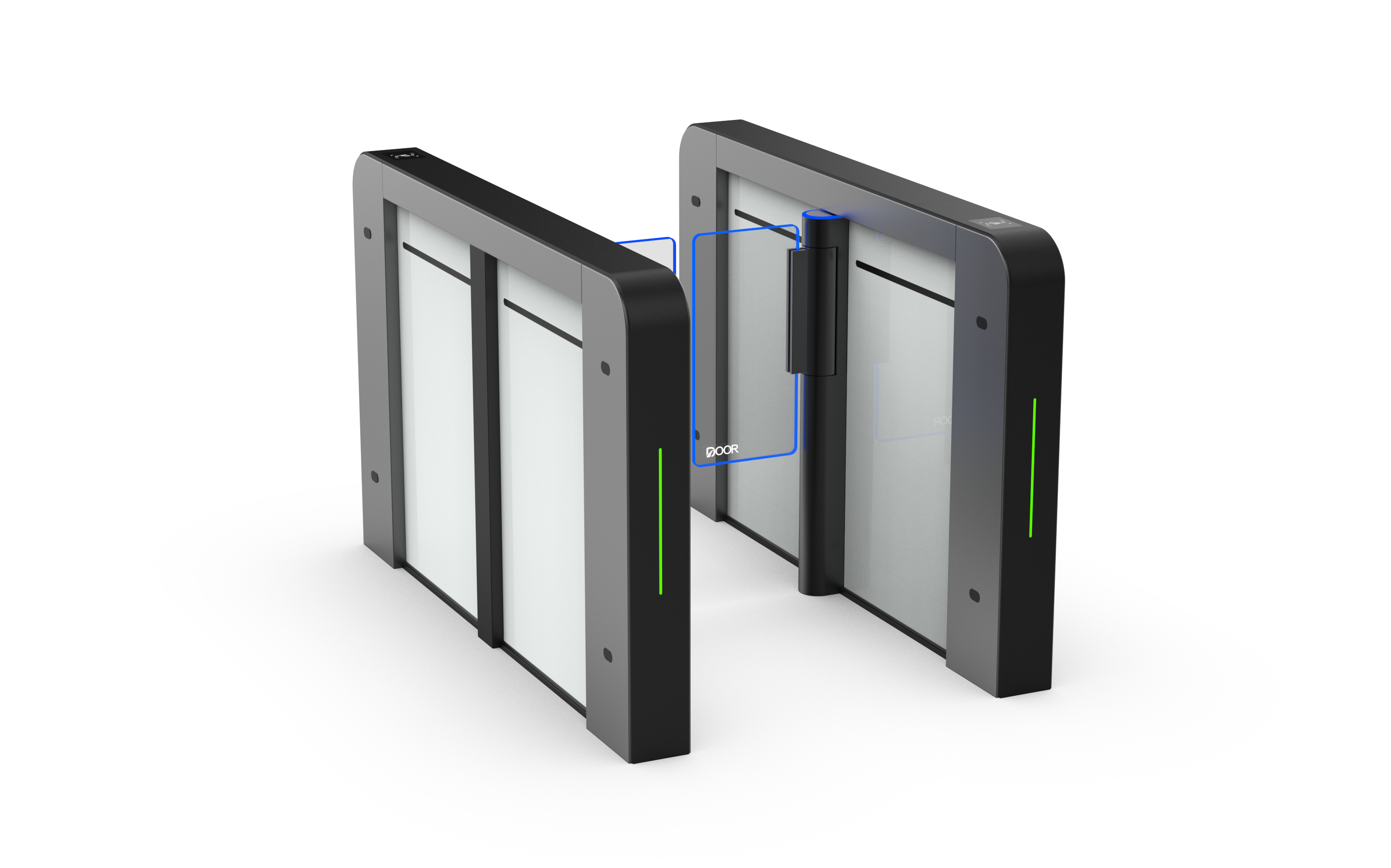 High Speed Pedestrian Turnstile with DC24V Servo Motor
