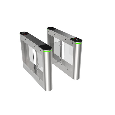 Porte d'oscillation simple de supermarché de corps de l'acier inoxydable SUS304 venue avec la porte sèche de barrière d'entrée