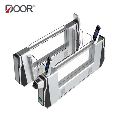 Les portes de sécurité dans les aéroports d'Indetification de passeport ont soutenu le bagage surdimensionné de fauteuils roulants